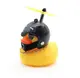 Автомобильная утка с шлемом и креплением Funny Ducks Black Iron Man 5179