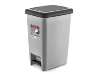 Ведро для мусора с педалью Dunya Plastik Slim 1041 10 л