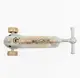 Самокат трехколесный с сидением Skyper DL-9-17 колеса PU со светом и музыкой. Beige (189245)