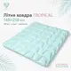 Одеяло летнее TROPICAL 140х210 см IDEIA, искусственный лебяжий пух, лёгкое, гипоаллергенное, полуторное