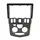 Переходная рамка 9" Renault Logan 2004-2007 RE 038N 7174 Silver Рено