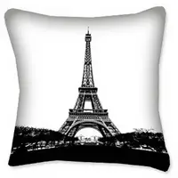 Подушка габардиновая с принтом Paris 40x40 см 4PW_BP009