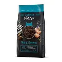 Корм для котів Fitmin cat For Life Adult Fish and Chicken 8кг риба+курка