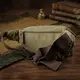 Сумка поясная текстильная Vintage 20174 Оливковая