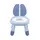 Детский стул Bestbaby BS-27 Blue Rabbit маленький стульчик для детей