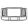 Переходная рамка Lesko 9" Nissan X-Trail 2001-2004 7226 Ниссан