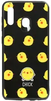 Чехол-накладка TOTO Cartoon Print Glass Case Huawei Y7 2019 Chick
