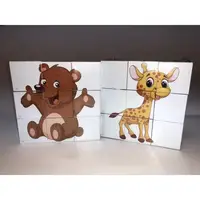 Кубики Bamsic Забавные животные BM-0415