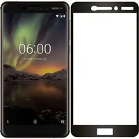 Защитное стекло Lion для Nokia 6 10D Perfect Protection Full Glue, Black