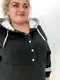 Платье женское большого размера повседневное с капюшоном "Музыкант" 62-64; 66-68; 70-72; 74-76