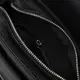 Мужская кожаная сумка через плечо Borsa Leather K1608-1bl-black