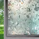 Самоклеющаяся пленка на стекло рулон 2 м витражная, цветы