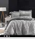 Полуторное Турецкое Постельное Белье First Choice Cotton Satin Rovena Grey 160х220см