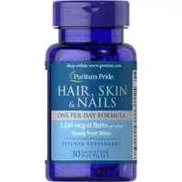 Витамины и минералы Puritan's Pride Hair Skin and Nails One Per Day Formula, 30 капсул