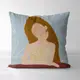 Подушка декоративная Soft Девушка мечтает 45x45 см (45PST_23M060)