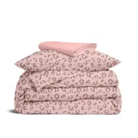 Детское постельное белье фланель в кроватку PASTEL LEOPARD CS1
