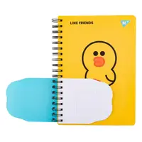 Блокнот на спіралі 2 в 1 у клітинку YES Line Friends Sally 151780