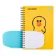 Блокнот на спирали 2 в 1 в клетку YES Line Friends Sally 151780