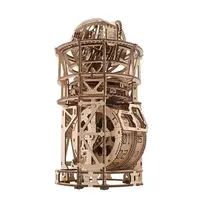 Дерев'яний механічний 3D конструктор Ugears Астрономічний годинник з турбійоном (70162)