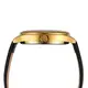 Стильные  наручные часы Forsining Arrow Gold Skeleton