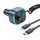 Адаптер автомобильный HOCO Energy with Lightning/Type-C Cable car BT FM transmitter E74 |2USB, 3A/18W, QC|