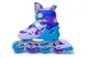 Раздвижные ролики Scale Sports размер 30-33 (светящиеся колеса). Violet Mermaid (1067364985)