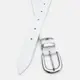 Женский кожаный ремень Borsa Leather 100x1genw153-white