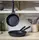 Набор сковородок KitchenAid СFA СС003570-001 3 предмета черный