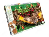 Пазл "Котенок в гамаке" Danko Toys C500-11-06, 500 эл.