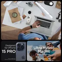 Чехол Spigen для iPhone 15 Pro - Ultra Hybrid MagSafe, White (ACS06715)