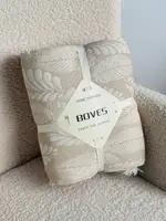 Плед-покрывало евро из муслина Boves 21172 200х230 см молочный