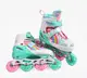 Роликовые коньки Best Roller 730-6 S колеса PU светятся. Multicolor (размер 23-33) (186967)