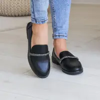 Лофери жіночі Fashion Pavic 3185 41 розмір 26 см Чорний