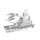 Конструктор "Морской флот", 600 деталей. White and Gray (124920)