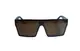 Женские солнцезащитные очки polarized, коричневые маска P2912-2