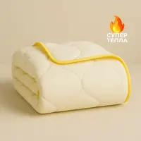 Одеяло Попкорн зимнее IDEIA 140х210 см с кукурузным наполнителем, антиаллергенное, супер теплое