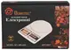 Электронные кухонные весы Domotec MS-400 с дисплеем на 10 кг + Батарейки (2857)
