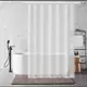 Шторка для ванны из полиэстера водонепроницаемая Bathlux 180x180 см с кольцами занавеска для ванной комнаты