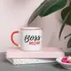 Кружка "Мама boss", Красный, английский, 330 мл