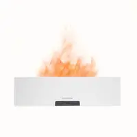 Зволожувач повітря портативний Kinscoter H3 Nordic Style Flame аромадифузор електричний, ефект полум'я, White - ПОДАРУНОК + 2 Аромаолії