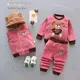 Костюм-тройка Bear темно-розовый 1575, размер 80