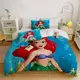 Постельное белье 3D полуторное из микросатина Русалочка 31492 150х215 см 70х70 см