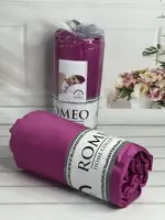 Duz Fusya 180х200см., сатиновая простыня на резинке. RomeoТурция.