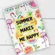 Блокнот на пружине А6 Summer makes me happy (BL6_19D025)