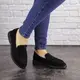 Женские мокасины Fashion Rusty 1630 40 размер 25 см Черный
