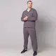 Костюм стильный мужской GBI Серый размер XXL (13648)