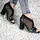 Женские босоножки Fashion Rags 3021 40 размер 25,5 см Черный