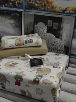 Полуторное Постельное белье Фланель Belizza Leroy 160х220см
