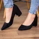 Туфли женские на каблуке Fashion Romeo 2393 40 размер 25,5 см Черный