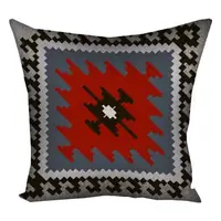 Подушка с принтом габардиновая Красные элементы 50x50 см 5P_FOL008